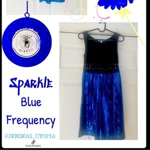 SPARKLE BLUE SEQUENCE DRESS